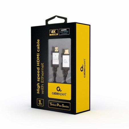 Gembird high speed hdmi cable ethernet ''select plus series'', 3m