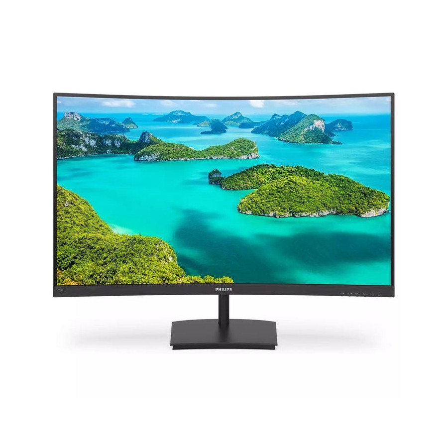 Monitor curvo philips e-line 241e1sc 23.6' full hd negro
