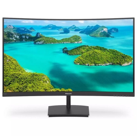 Monitor curvo philips e-line 241e1sc 23.6' full hd negro