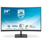 Monitor curvo philips e-line 241e1sc 23.6' full hd negro