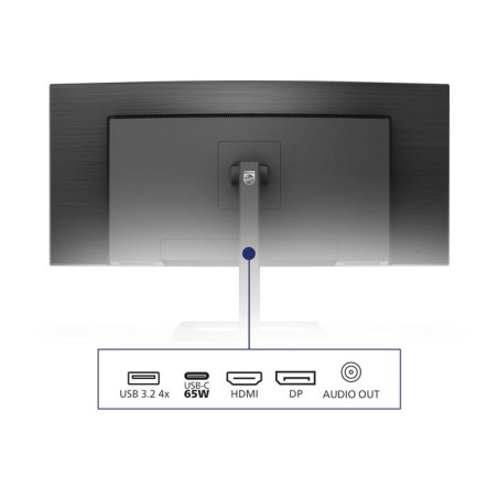 Monitor philips 346e2cuae/00 monitor 34" va wled 3440x1440 hdmi/dp curved