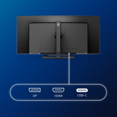 Monitor philips 346e2cuae/00 monitor 34" va wled 3440x1440 hdmi/dp curved