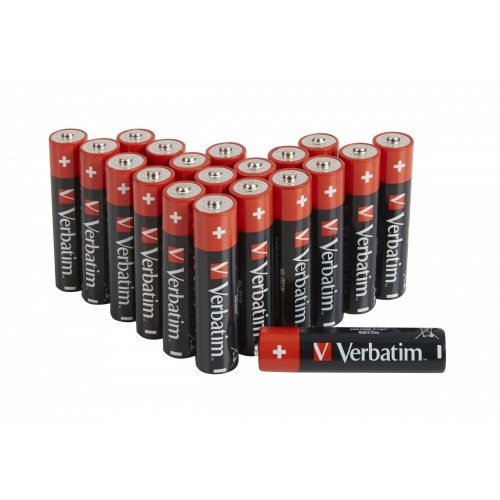 Verbatim pilas aaa alcalinas  20 pack