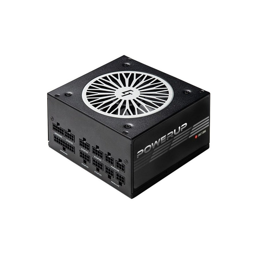 Fuente de alimentación modular chieftec powerup 850w atx 12v 80 plus gold 12cm