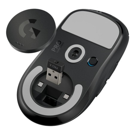 Logitech g pro x superlight ratón mano derecha rf inalámbrico 25600 dpi