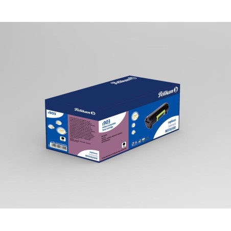 Pelikan cartucho de tóner reemplazo para lexmark 502u negro rendimiento ultra alto