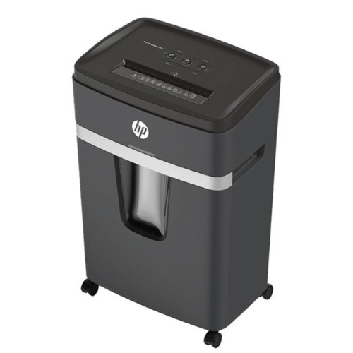 Hp pro shredder 18cc destructora, recortes, p-4, 18 tarjetas, 25l, gris oscuro