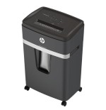 Hp pro shredder 18cc destructora, recortes, p-4, 18 tarjetas, 25l, gris oscuro