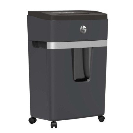Hp pro shredder 18cc destructora, recortes, p-4, 18 tarjetas, 25l, gris oscuro