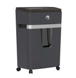 Hp pro shredder 18cc destructora, recortes, p-4, 18 tarjetas, 25l, gris oscuro