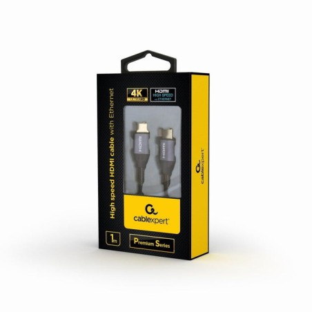 Gembird high speed hdmi cable with ethernet ''premium series'', 1m