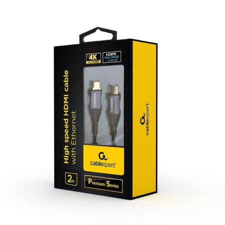 Gembird high speed hdmi cable ethernet ''premium series'', 2m
