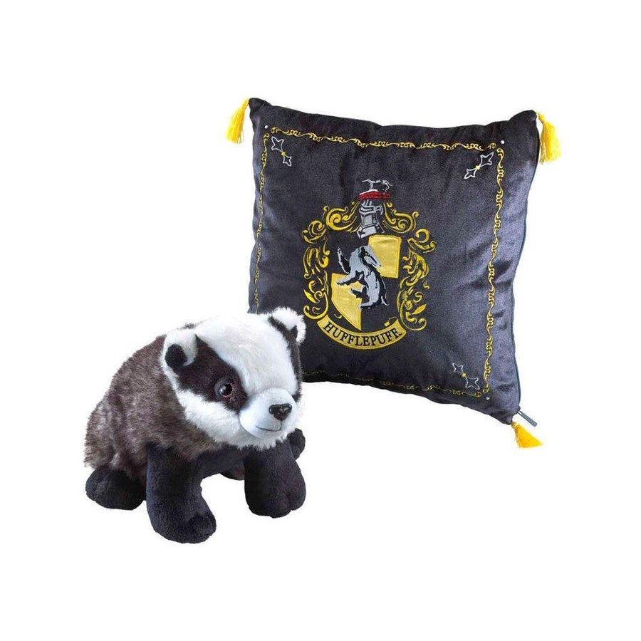 Cojin con mascota hufflepuff harry potter