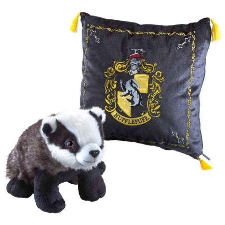 Cojin con mascota hufflepuff harry potter