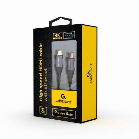 Gembird ccbp-hdmi-3m cable hdmi  v2.0  3m (premium series) gris