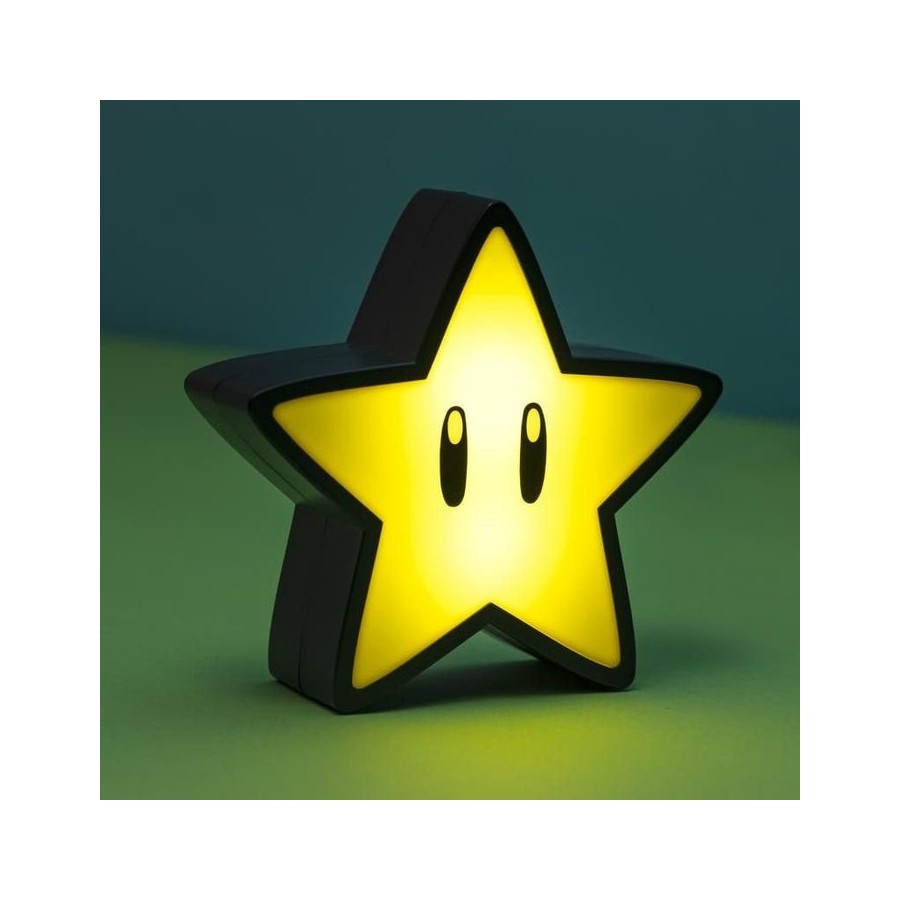 Lampara super estrella super mario bros nintendo