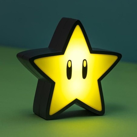 Lampara super estrella super mario bros nintendo