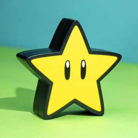 Lampara super estrella super mario bros nintendo