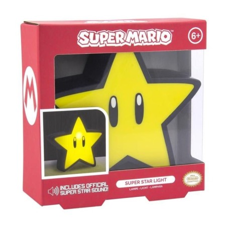 Lampara super estrella super mario bros nintendo