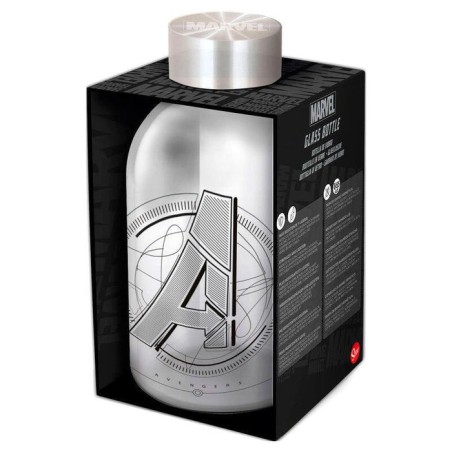 Botella cristal vengadores avengers marvel 620ml