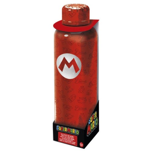 Botella acero inoxidable super mario bros nintendo 515ml