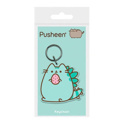 Llavero rubber pusheenosaurus