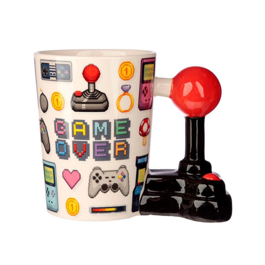 Taza asa 3d joystick pixel game over