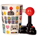 Taza asa 3d joystick pixel game over