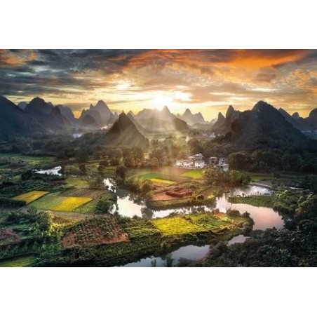 Puzzle high quality view of china 2000pzs