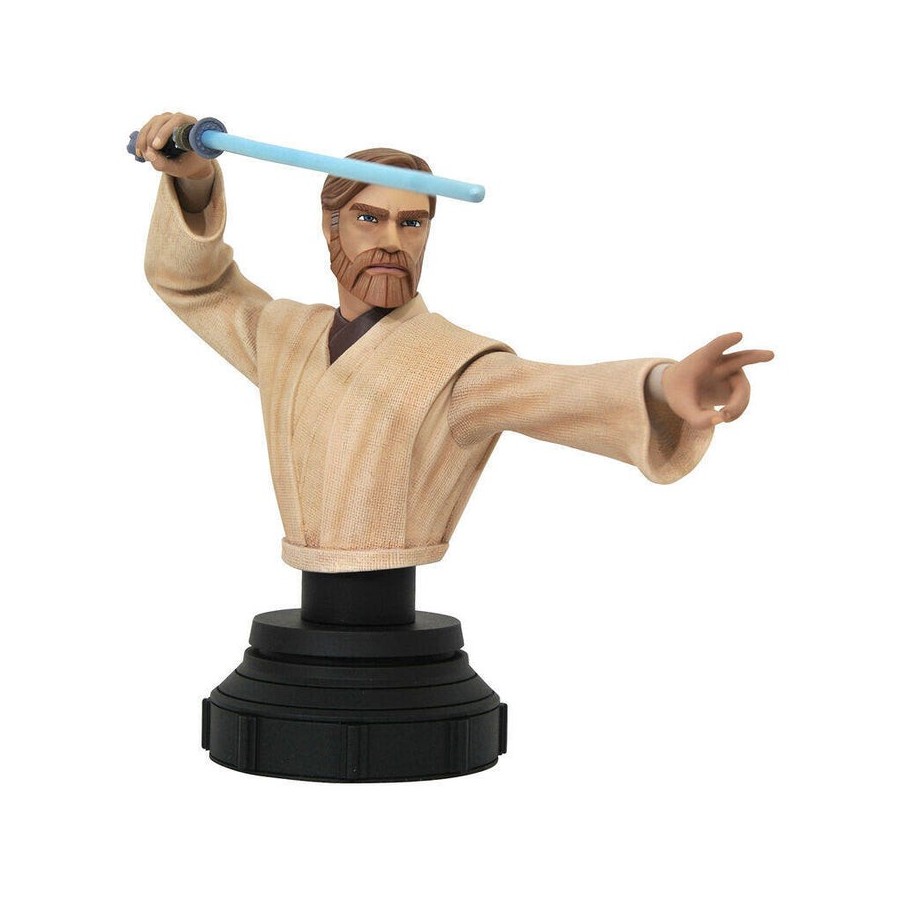 Busto obi-wan star wars clone wars 15cm
