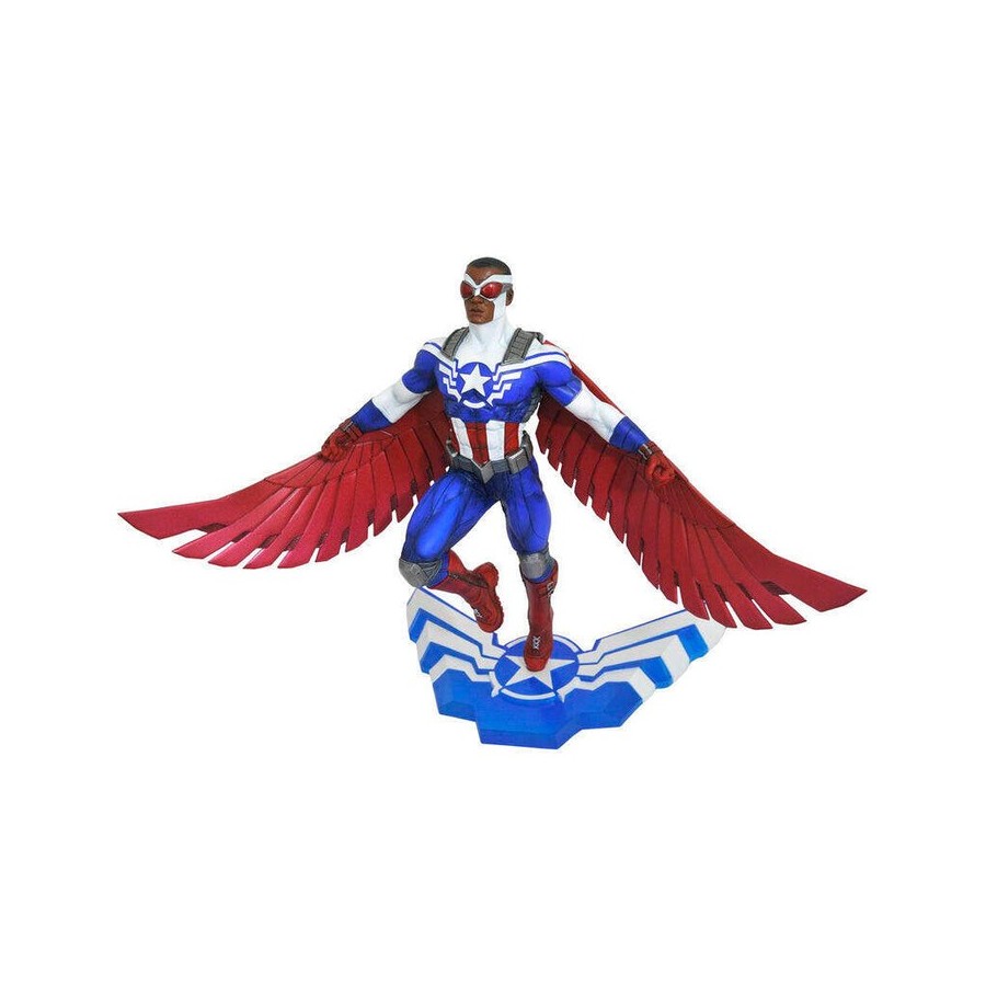 Estatua diorama captain america sam wilson 25cm