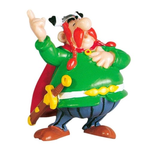 Figura jefe abraracurcix asterix el galo 6cm