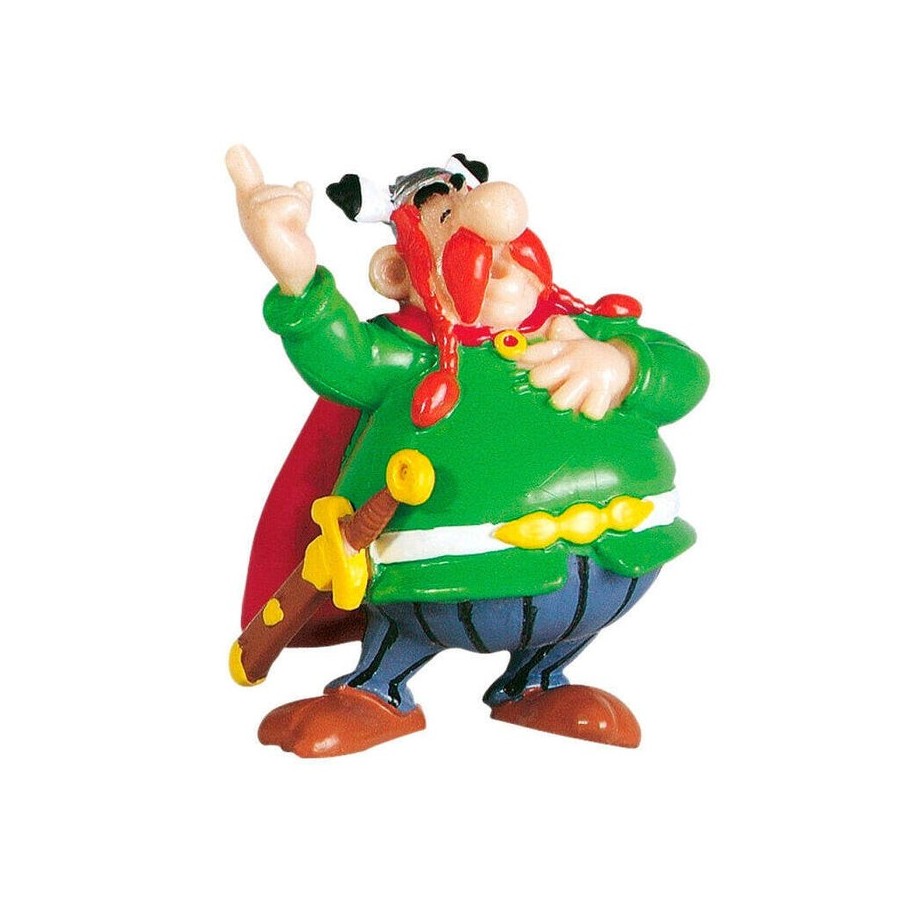 Figura jefe abraracurcix asterix el galo 6cm