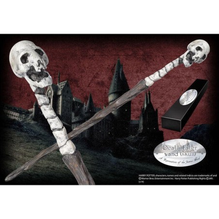 Varita mortifago calavera harry potter