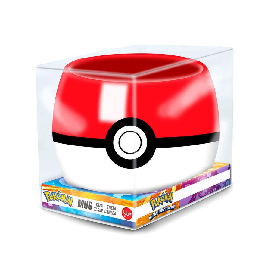 Taza 3d pokeball pokemon