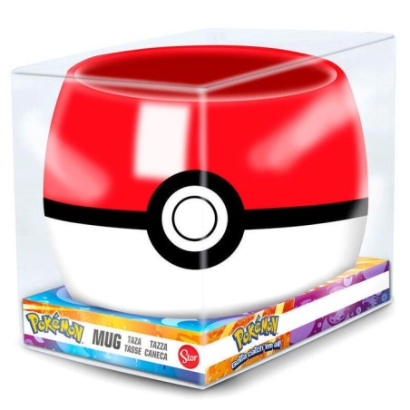 Taza 3d pokeball pokemon