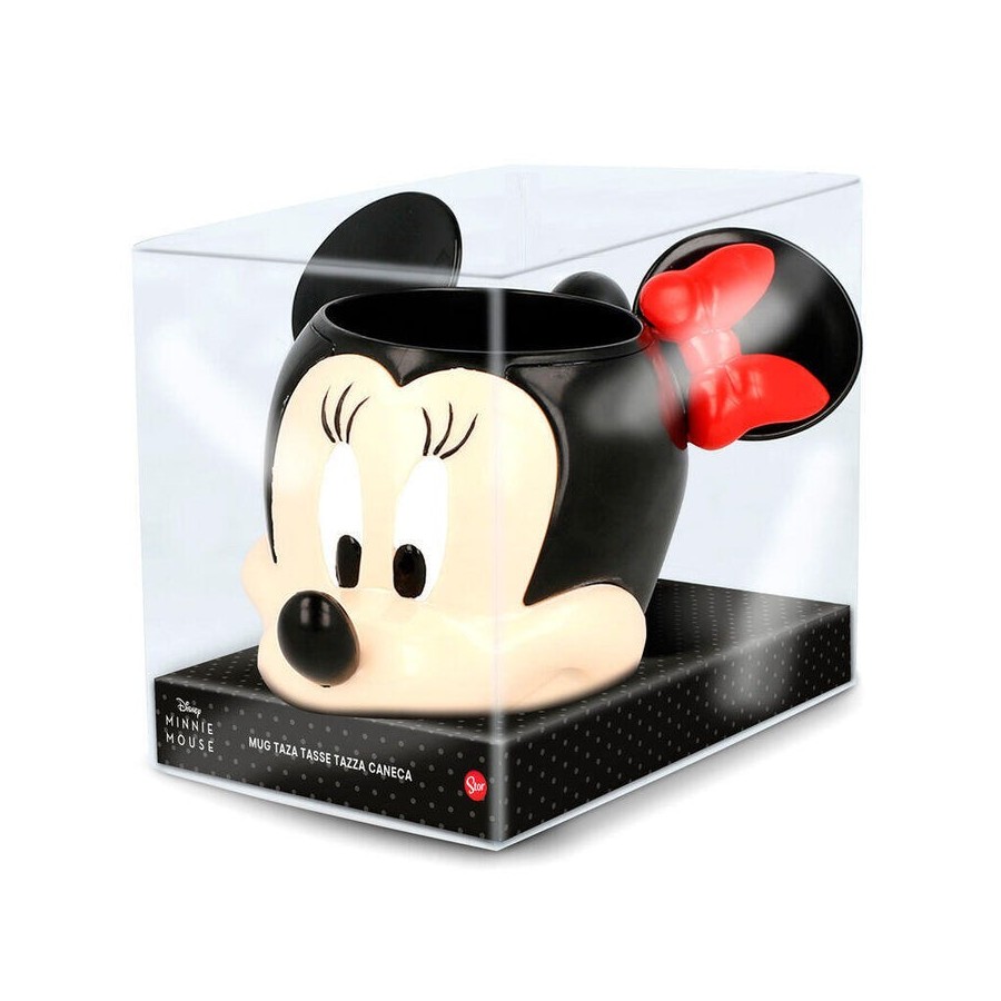 Taza 3d cabeza minnie disney