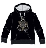 Sudadera capucha deathly hallows harry potter talla 10