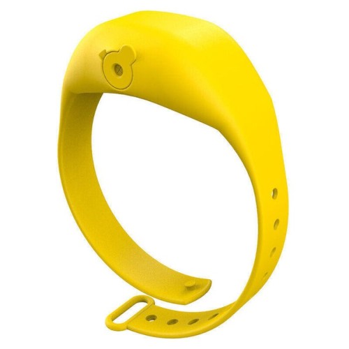 Pulsera dispensadora de gel ajustable amarillo adulto