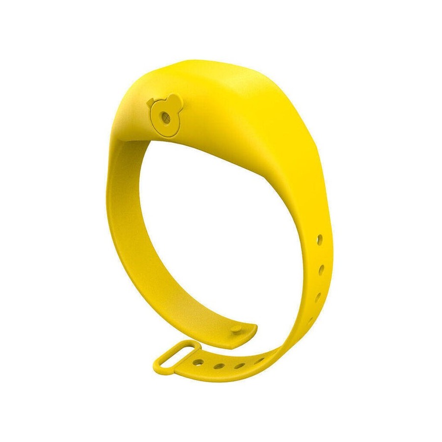 Pulsera dispensadora de gel ajustable amarillo adulto