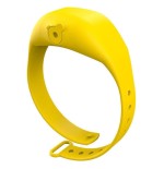 Pulsera dispensadora de gel ajustable amarillo adulto