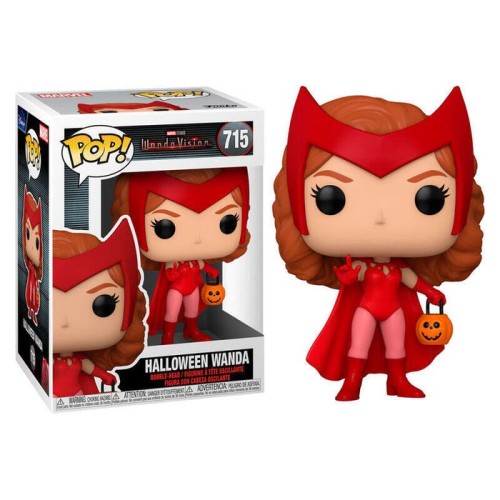 Figura pop marvel wandavision wanda halloween