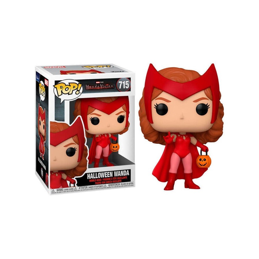Figura pop marvel wandavision wanda halloween