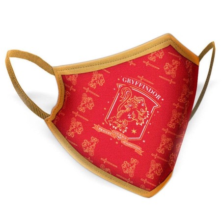 Mascarilla reutilizable gryffindor harry potter adulto