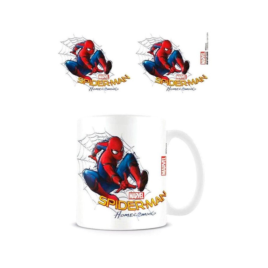 Taza spiderman home coming marvel