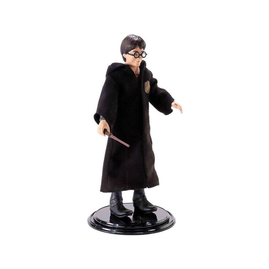Figura maleable bendyfigs harry con varita harry potter 19cm