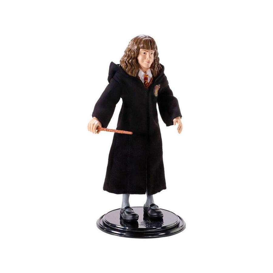 Figura maleable bendyfigs hermione con varita harry potter 19cm