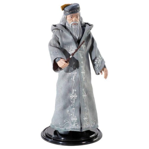 Figura maleable bendyfigs dumbledore con varita harry potter 19cm