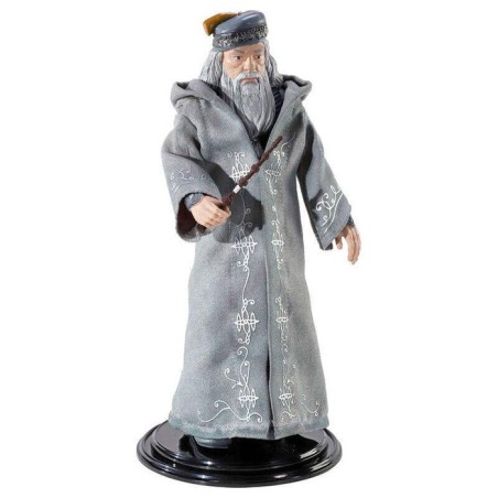 Figura maleable bendyfigs dumbledore con varita harry potter 19cm