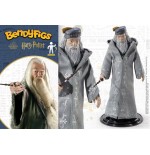Figura maleable bendyfigs dumbledore con varita harry potter 19cm
